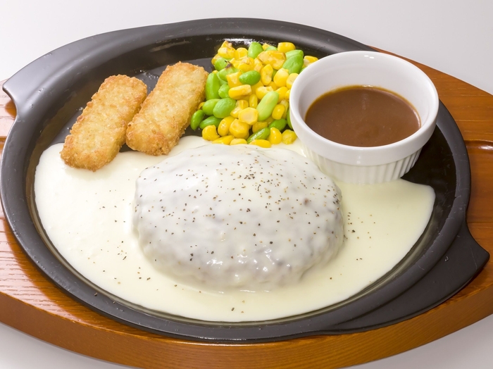 とろ~りチーズINチーズONハンバーグ