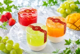 京都・パティスリー洛甘舎　夏の感謝を込めて「葛のヴェリーヌ」3種セットを特別価格1,200円（税込）で販売
～葡萄・苺・マンゴー、葛が生み出す新食感を3つの味わいで愉しむ夏限定セット～