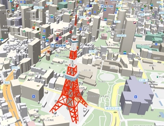 MapFanラボサイト 地図上のランドマークを３Dデータでリッチに表現！ 