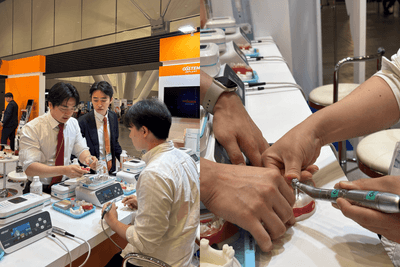 製品を実際に手に取って確認できるハンズオンも実施し、多くの来場者が製品を体験しました。
