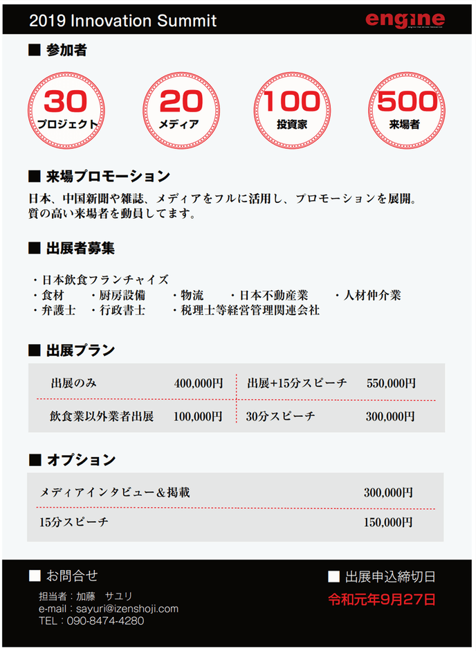 出展募集