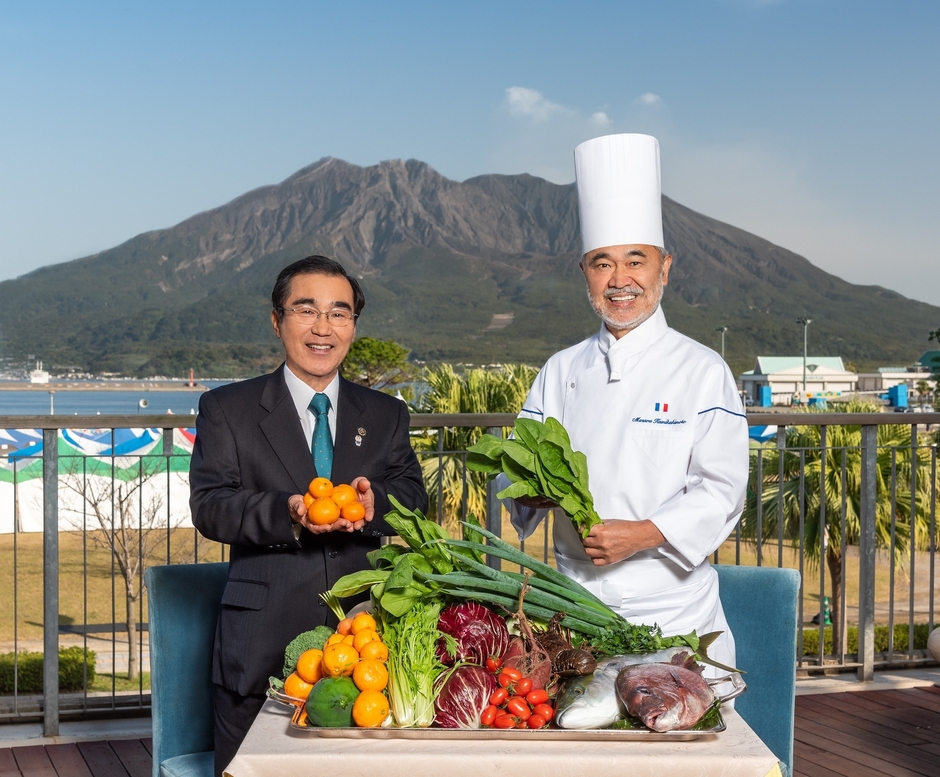 森鹿児島市長と上柿元氏