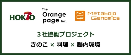 ホクト株式会社、株式会社オレンジページ、 株式会社メタジェン、3社協働プロジェクト ～きのこ料理を2週間毎日食べた人の腸内環境を科学的に評価～