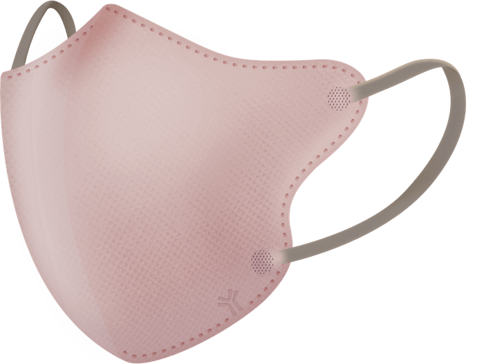 マスク本体_ピンクベージュ