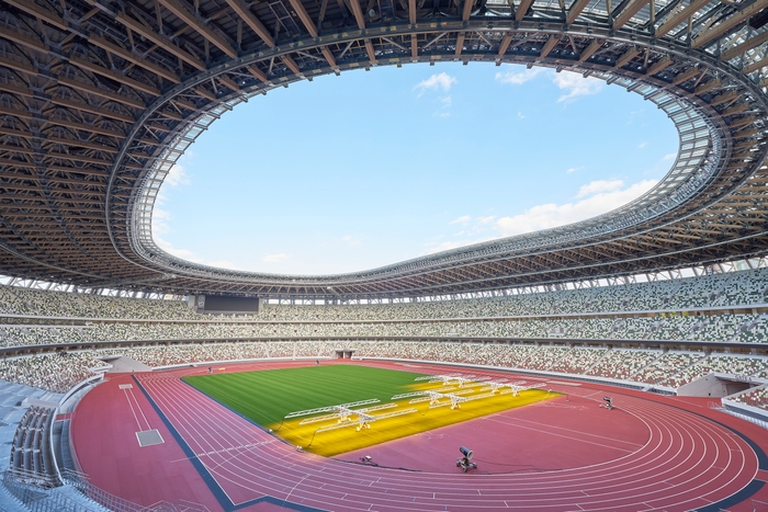 舞台は東京・国立競技場(Copyright:JAPAN SPORT COUNCIL)