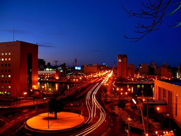 【釧路市】中心市街地夜景