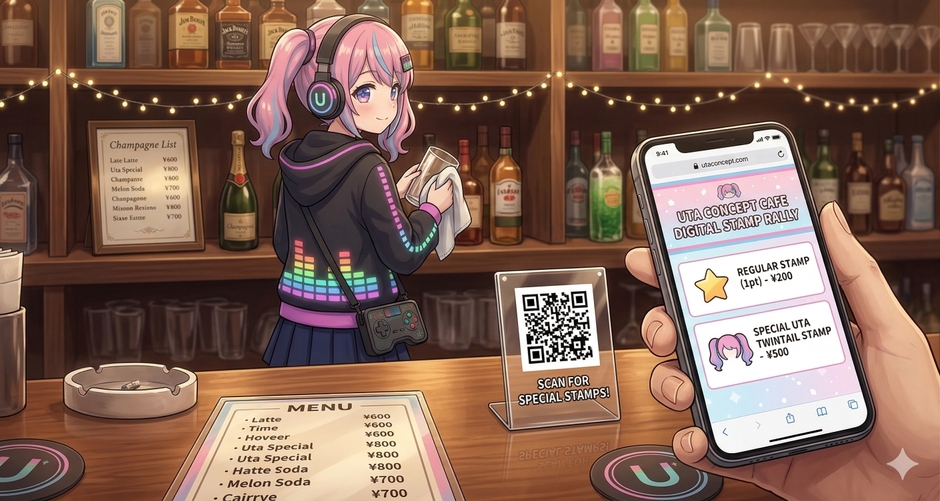 二次元コードからアクセス