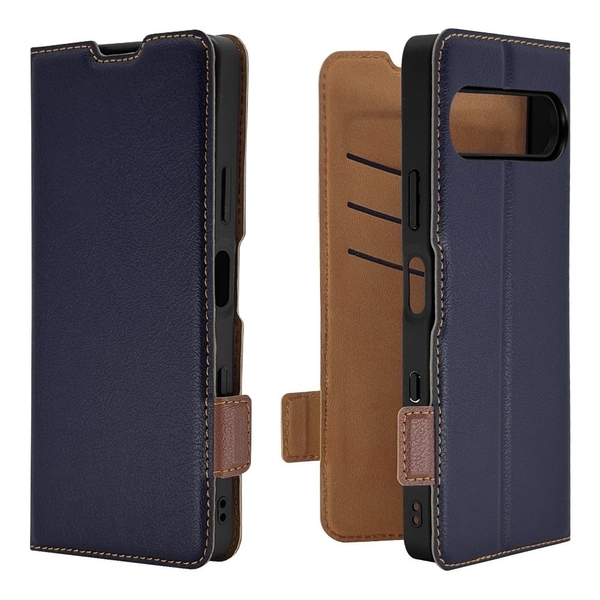 ネイビー×ブラウン