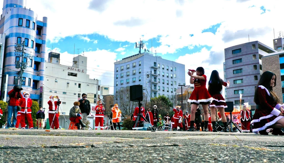 池田公園にて児童虐待撲滅運動