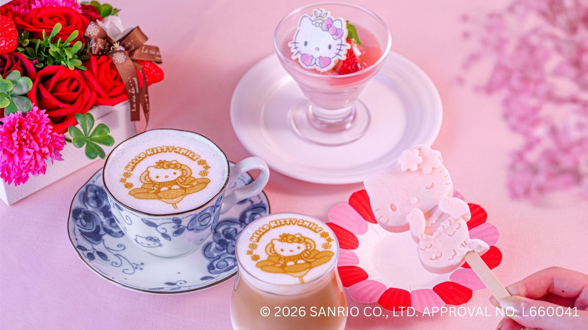 さくら×苺で心も体も春色に染まる♪かわいいデザートが登場
HELLO KITTY SMILE 『春限定デザート』 3月14日より提供開始
