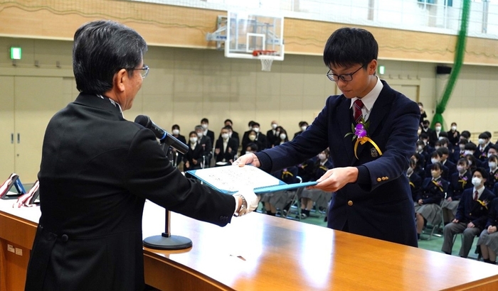 令和5年度(第52回)卒業証書授与式の様子