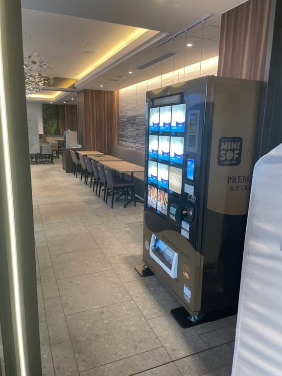 <アイスクリーム自動販売機 設置イメージ>