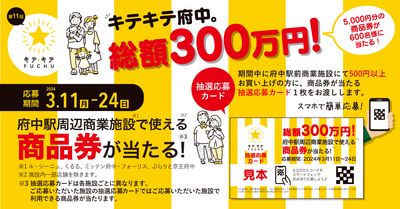 キテキテ府中★商品券キャンペーン