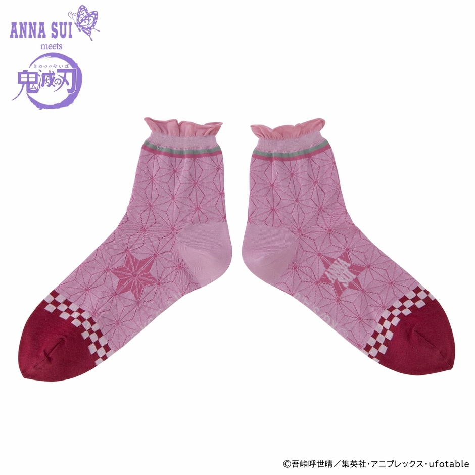 鬼滅の刃×ANNA SUI　ソックス　竈門禰豆子