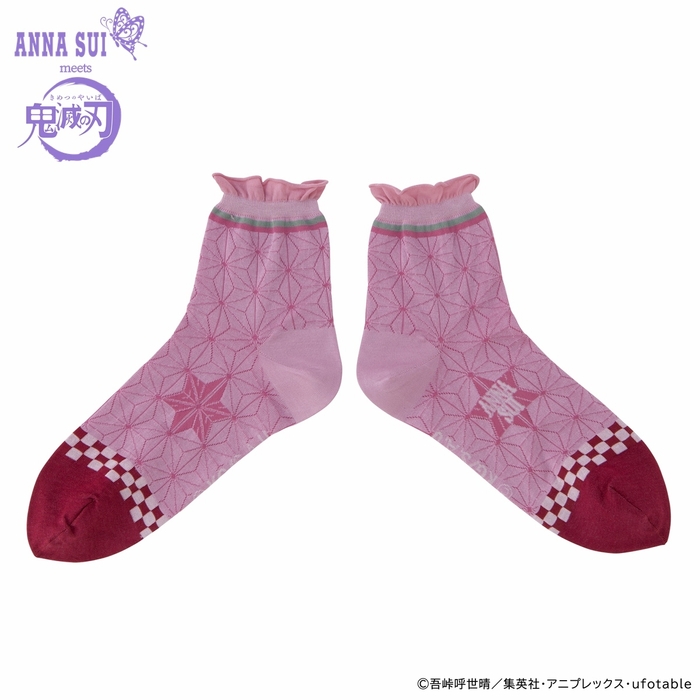 鬼滅の刃×ANNA SUI　ソックス　竈門禰豆子