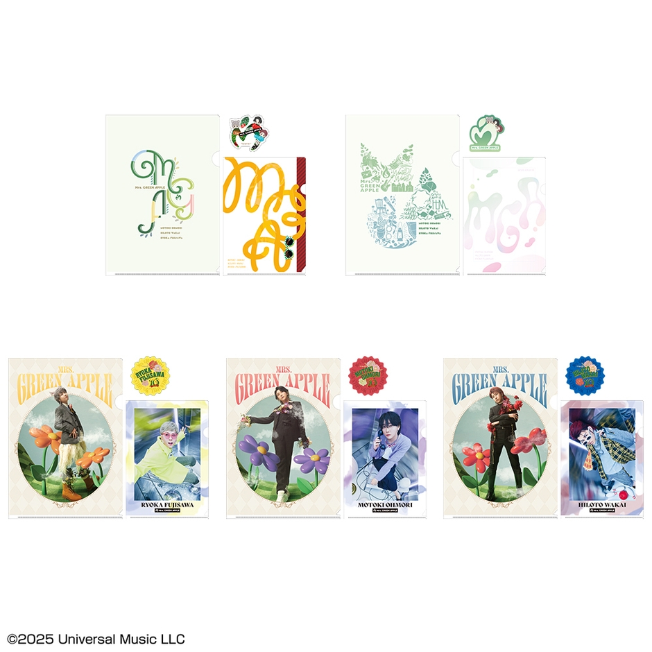 F賞：クリアファイル＆ステッカー