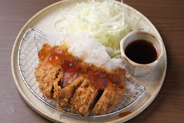 牛キムカツ鬼おろし特製ぽん酢