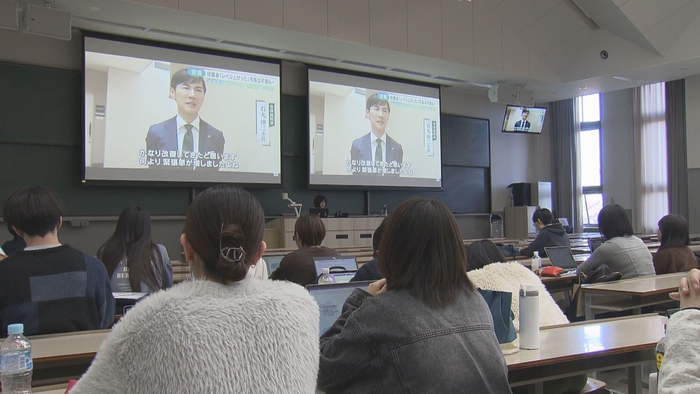 関西学院大学での授業風景