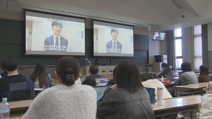 関西学院大学での授業風景