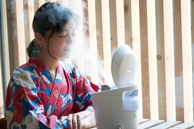 名水で潤う美顔器