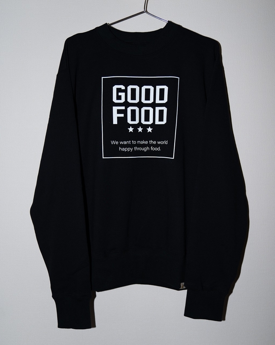 GOOD FOOD LOGO SWEATSHIRT(フロントデザイン)