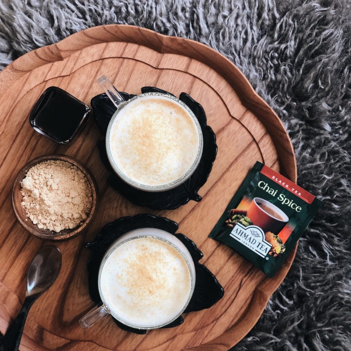 アレンジ画像 黒蜜きなこチャイ