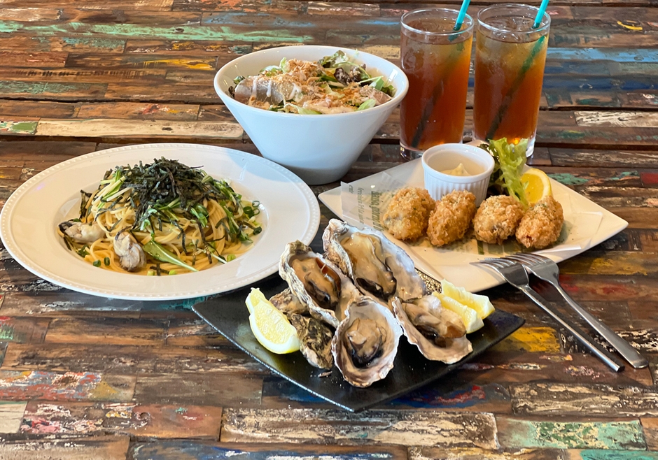 グリルで牡蠣尽くしプラン