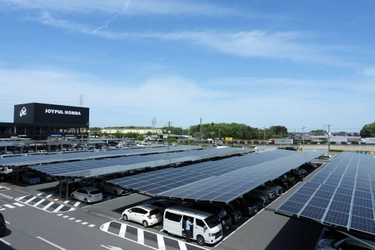 ジョイフル本田宇都宮店で 大規模ソーラーカーポートが稼働開始 ～発電容量1,126.4kW、年間約120万kWhを創出～