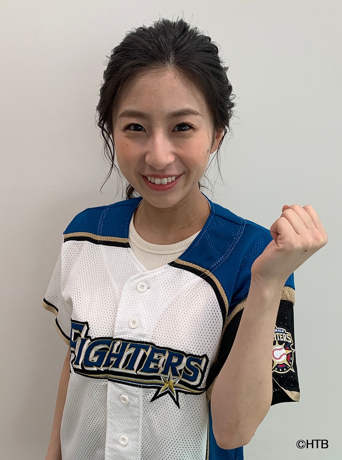 新人・森唯菜アナウンサー (C)HTB