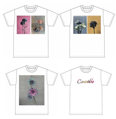 CamilleコラボショートスリーブTシャツ 　¥8,800(taxin) 　全4型 　Size：36 、38