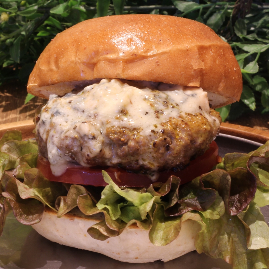 ブルーチーズラムバーガー