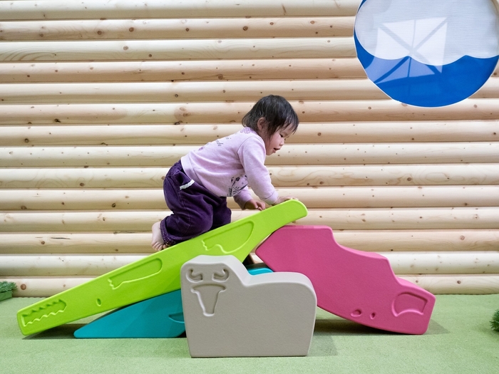 組み合わせて新しい遊具に!