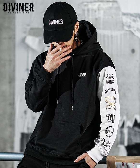 Legend Collection Sleeve Switching Hoodie