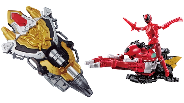 DXキングズウエポン(左)/アクションヒーロー クワガタオージャー&キングスピーダーセット(右)