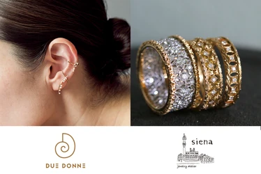 母と娘、夫婦。二組の家族がつくるジュエリーが、立川へ。 〈DUE DONNE・ドゥエドンネ〉と〈siena・シエナ〉、 伊勢丹立川店で11月18日(水)から期間限定ショップ