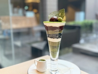八女・宇治・静岡、三大抹茶の競演　 期間限定の“三種の抹茶の贅沢抹茶パルフェ”　 北九州・千草ホテルで10月3日から提供開始