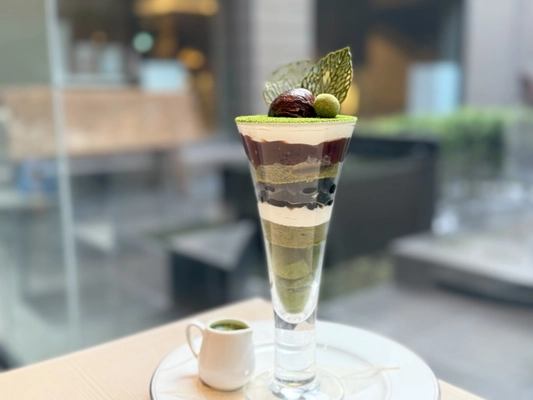 八女・宇治・静岡、三大抹茶の競演　 期間限定の“三種の抹茶の贅沢抹茶パルフェ”　 北九州・千草ホテルで10月3日から提供開始