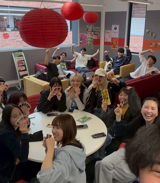 留学生をサポートしてくれるILC（Independent Learning Centre）では、いろいろな国から来ている留学生と交流しました