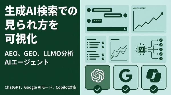 AEO・LLMO・GEO分析ツール「secondz Agentsense」