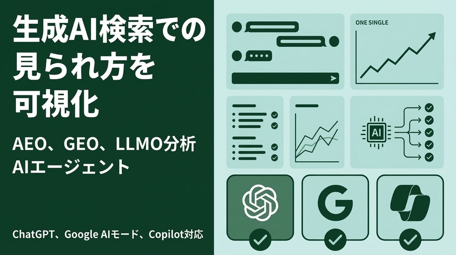 AEO・LLMO・GEO分析ツール「secondz Agentsense」
