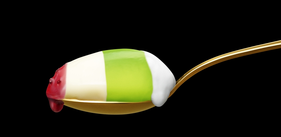 『重ねドルチェ fruttaマスカット』スプーンカット