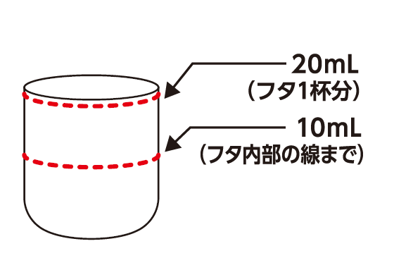 トゥーサップS 液体歯ミガキ　フタ