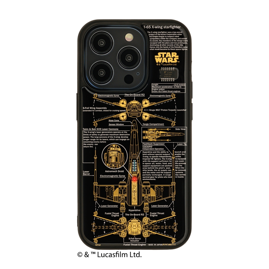 FLASH X-WING 基板アート iPhone 14Pro ケース