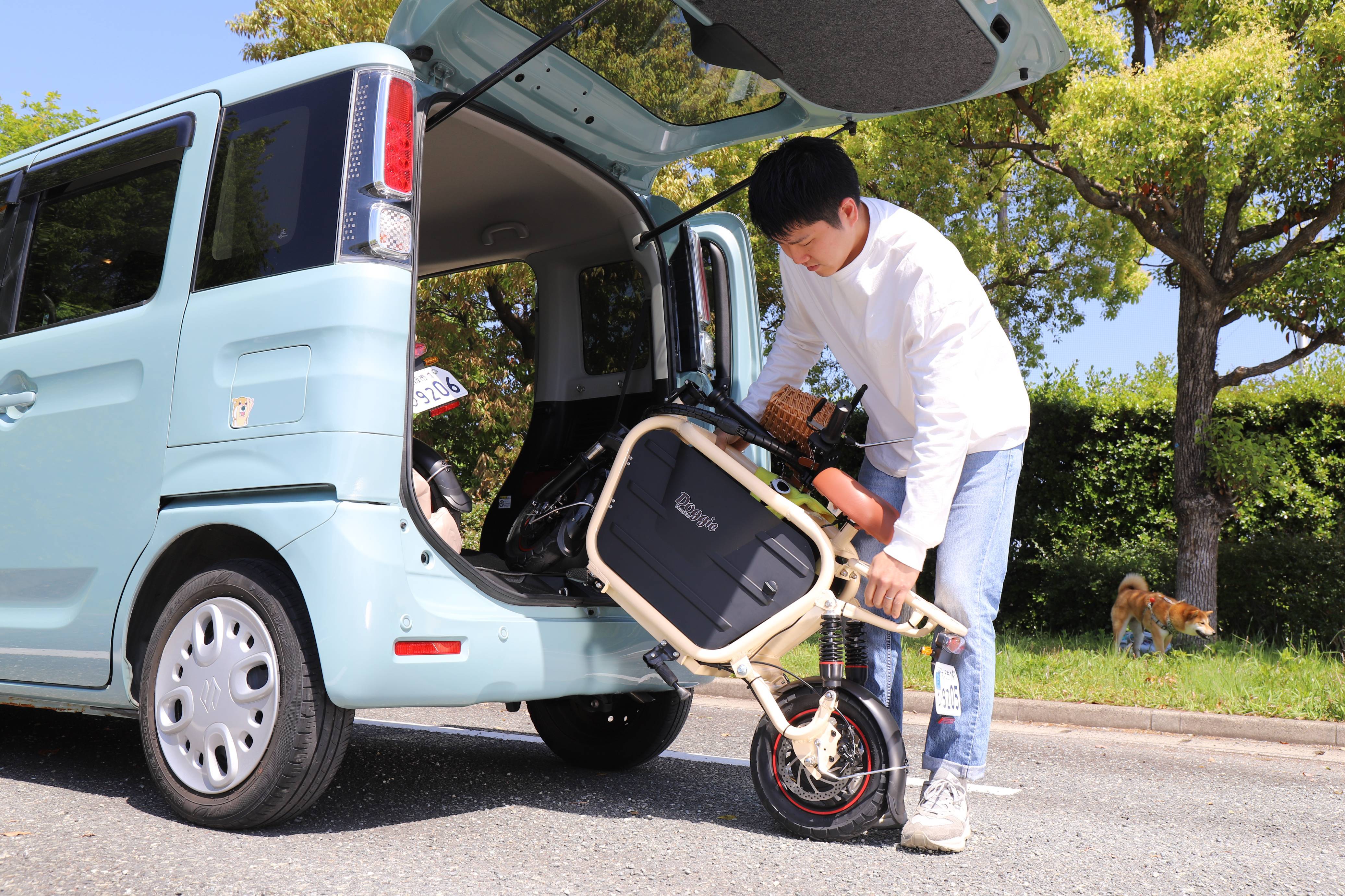 軽自動車にも積載可能