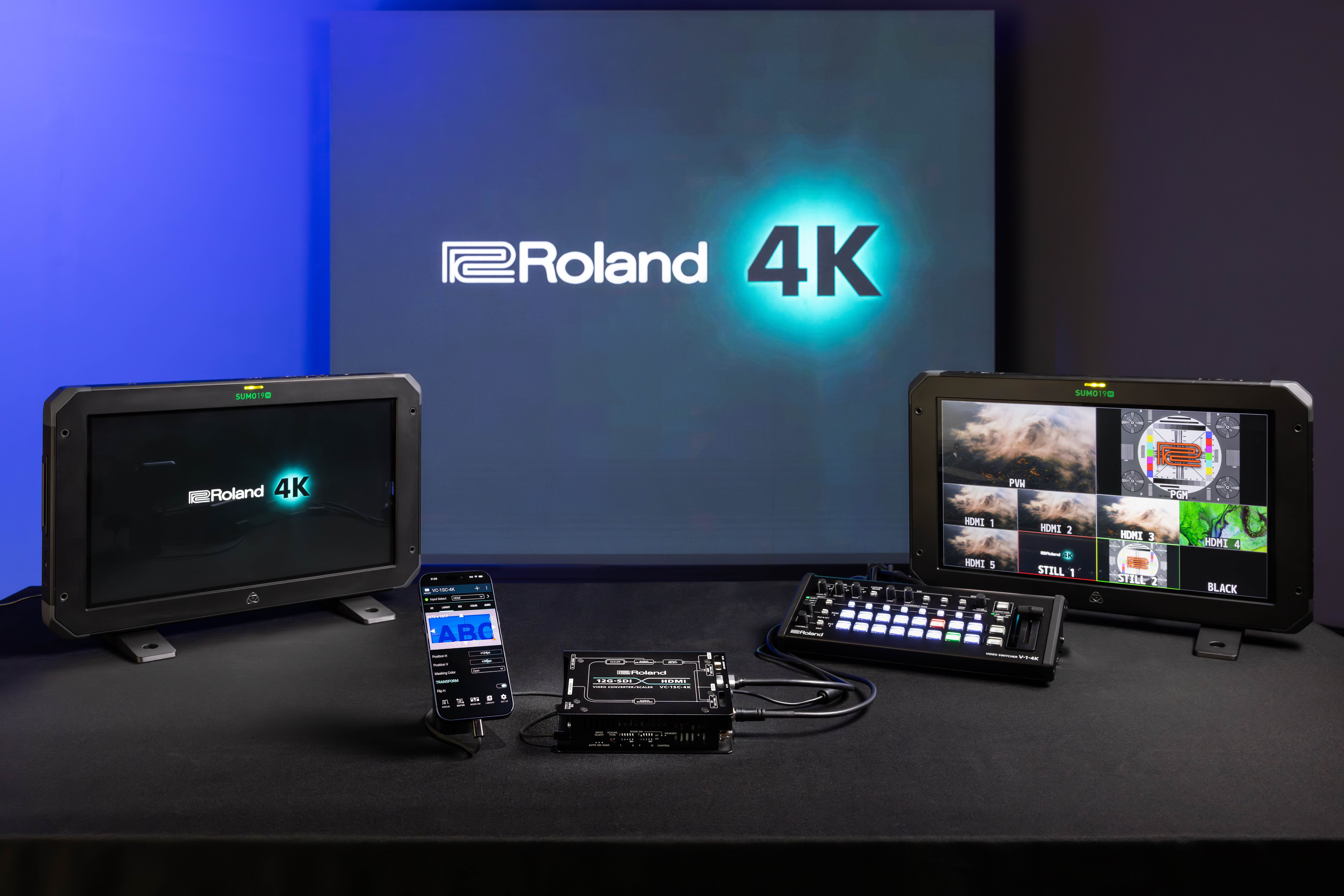 LEDビジョンに適した4K映像の変換と画面調整に対応する ビデオ