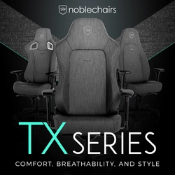 高機能ファブリック素材のスタイリッシュなゲーミングチェア 　noblechairs「TXシリーズ」3モデルを4月6日一般発売