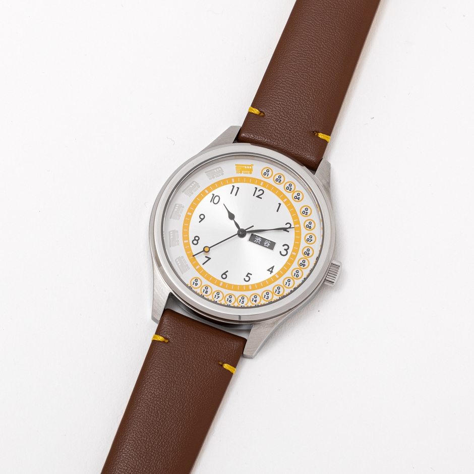 『東京メトロ』公式ライセンス商品_銀座線_モデル_腕時計写真1