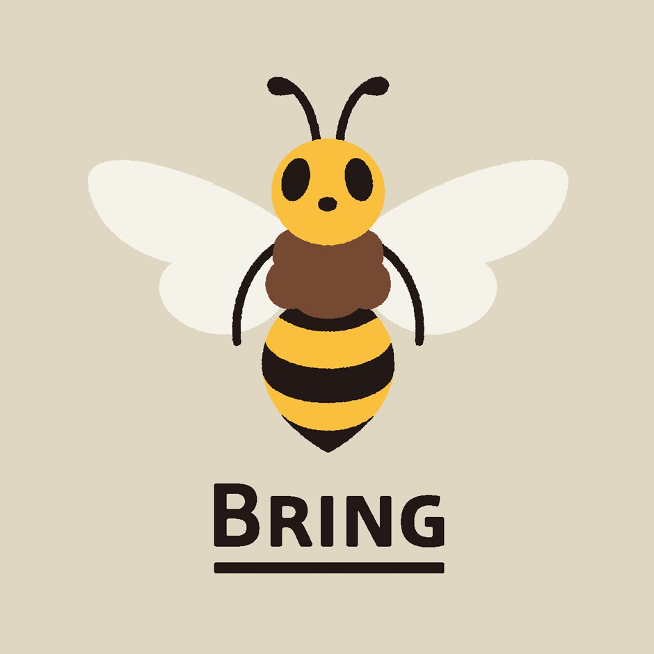 「BRING」ロゴ・キャラクター