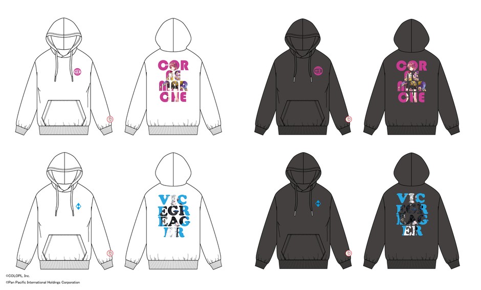 パーカー(WHITE/BLACK)