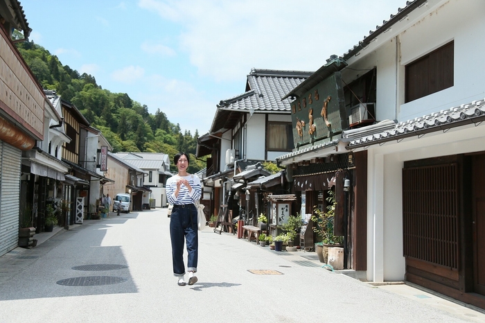 足助の町並み